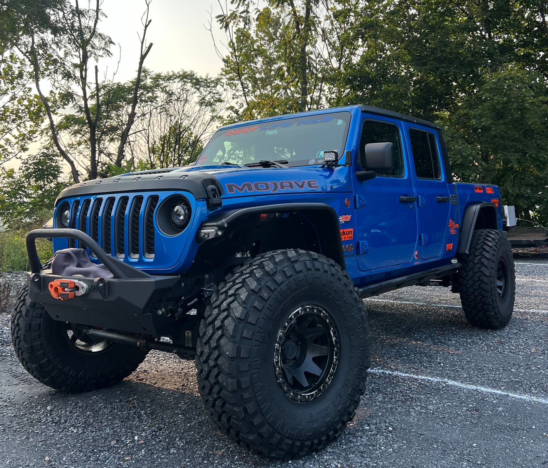 Blue Off Roader Parked | DirtLife Fab & 4x4