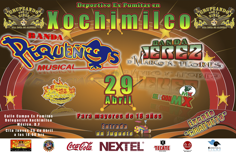 Cartel evento musical. Showcase
