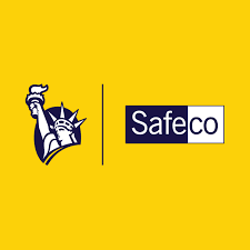 SafeCo insurance logo: Statue of Liberty icon,