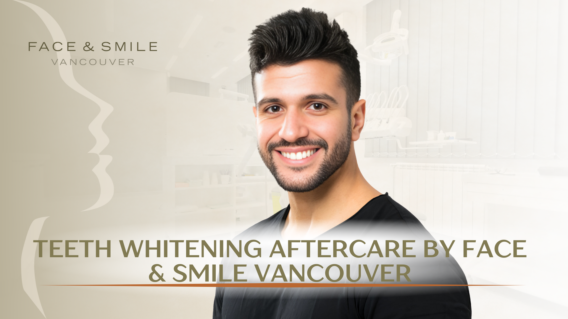 A Man Smiling Teeth Whitening Aftercare by Face & Smile Vancouver