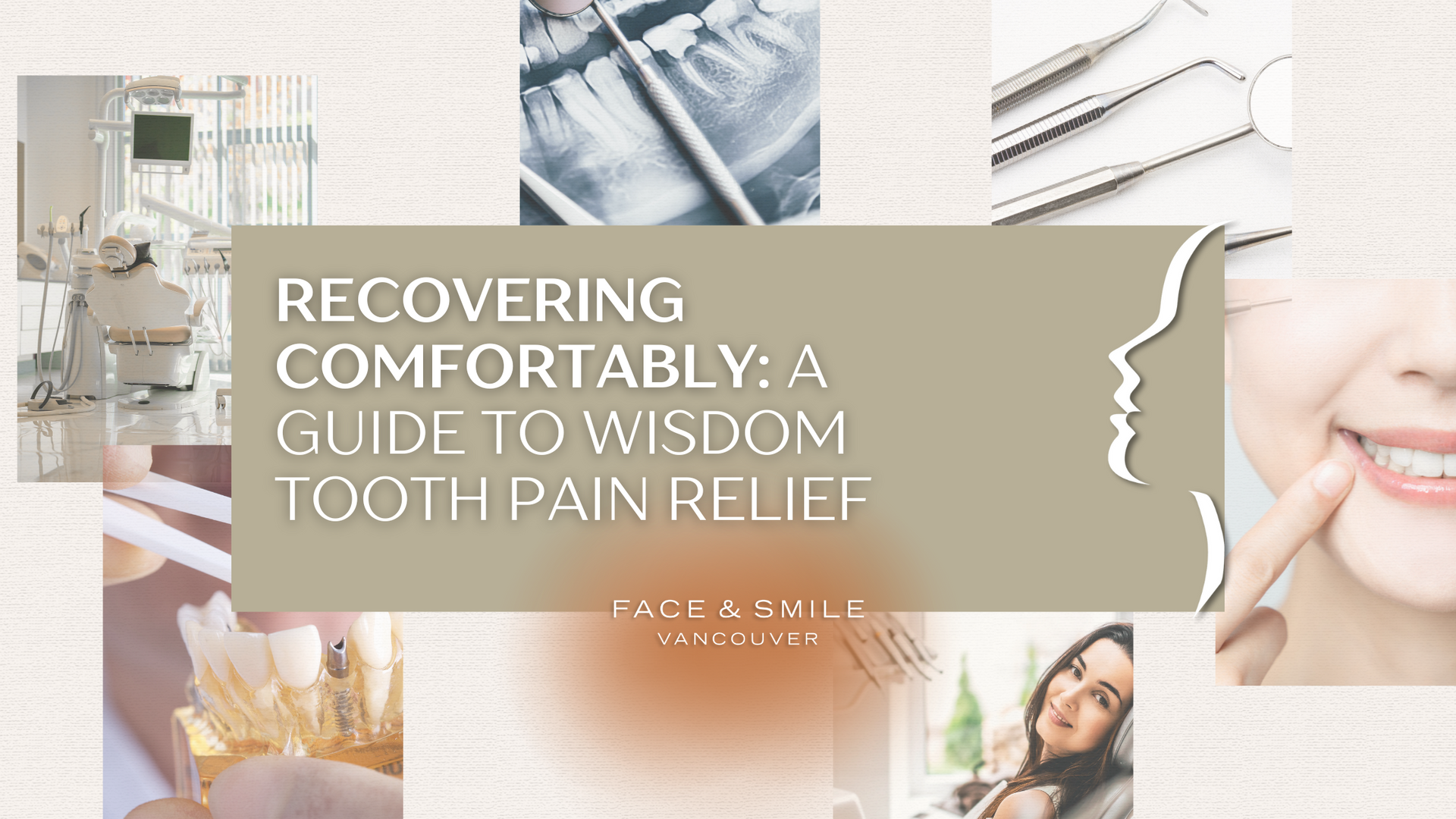 Recovering comfortably : a guide to wisdom tooth pain relief