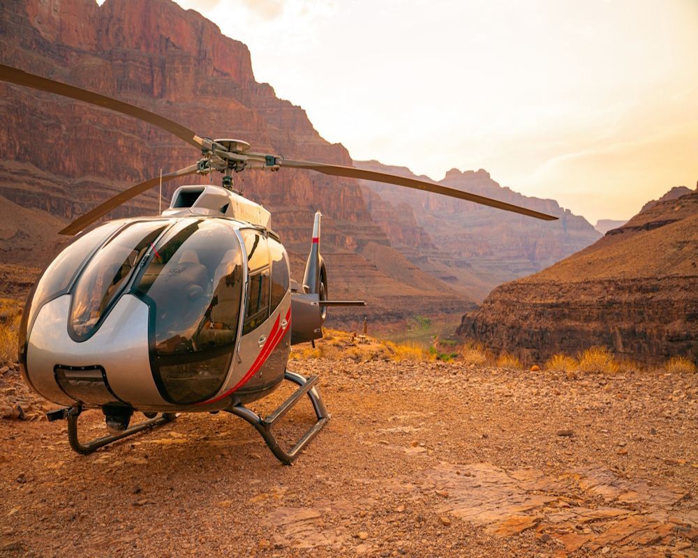 All helicopter tour options from papillon and maverick helicopters
