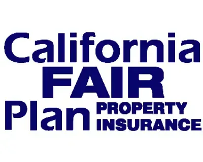 California FAIR Plan Property Insurance logo in blue text on white background
