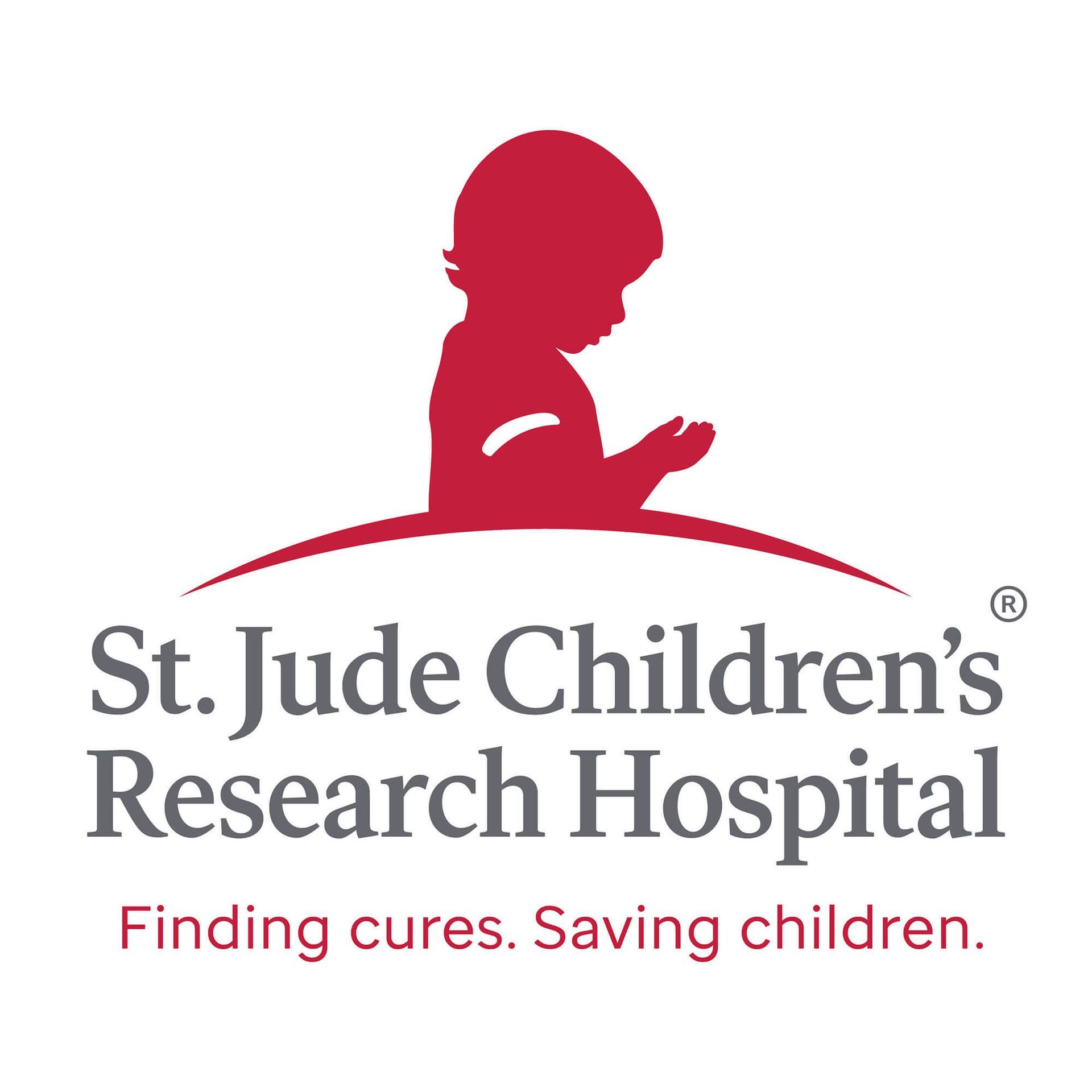 A logo for st. jude children's research hospital