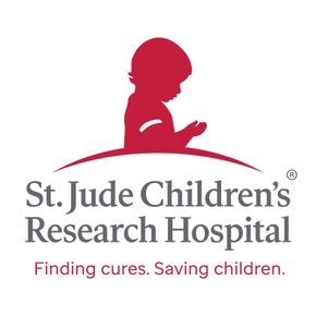 A logo for st. jude children's research hospital