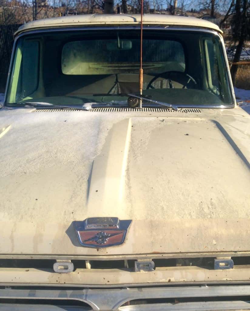 White Old Truck
