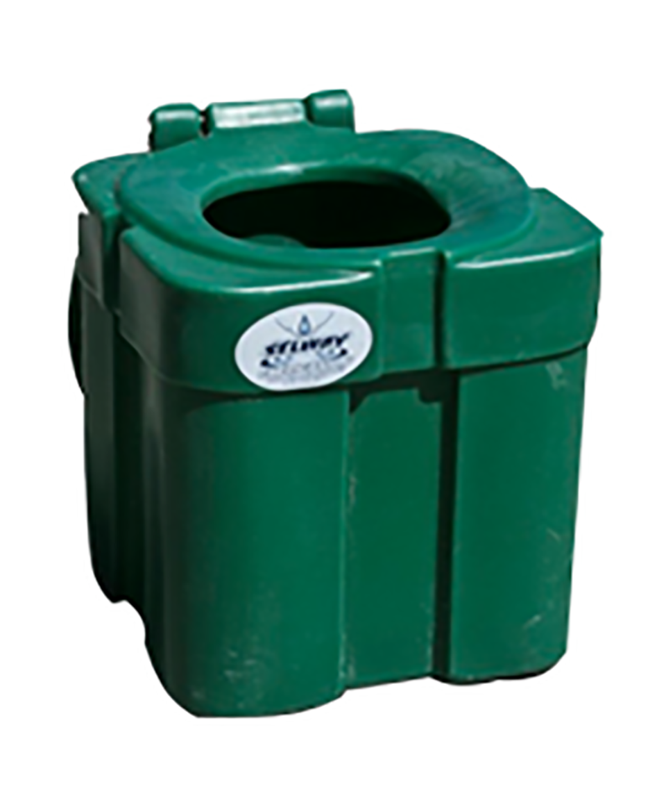 Green Garbage with Sticker