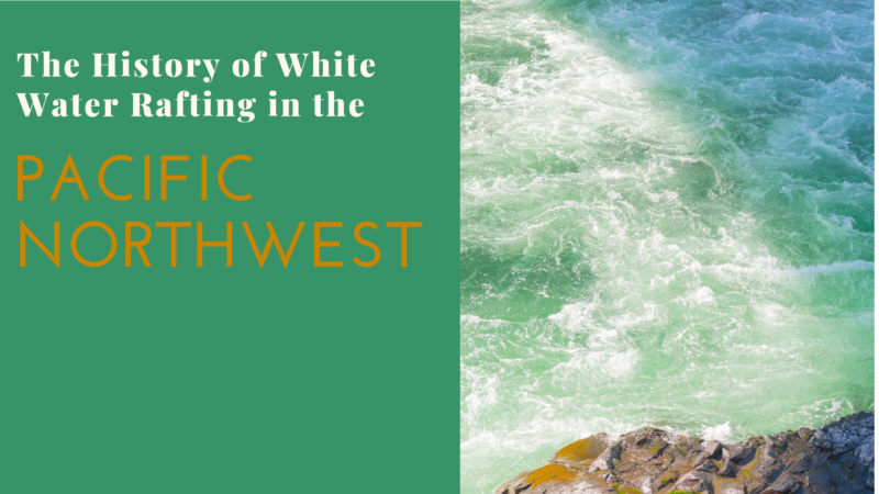 A book titled the history of white water rafting in the pacific northwest