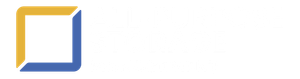 Logo for All-Purpose Storage featuring a stylized, light blue cube and the words