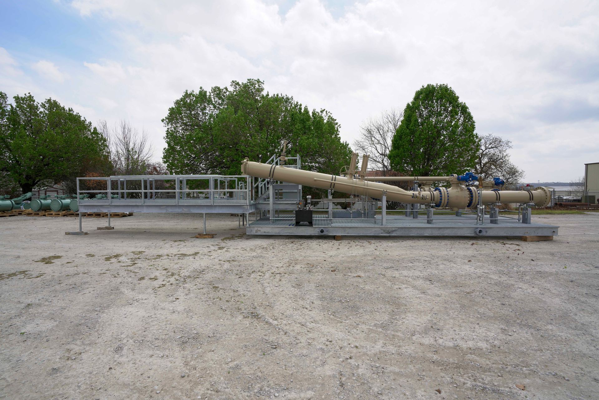 pig launcher skid PEI