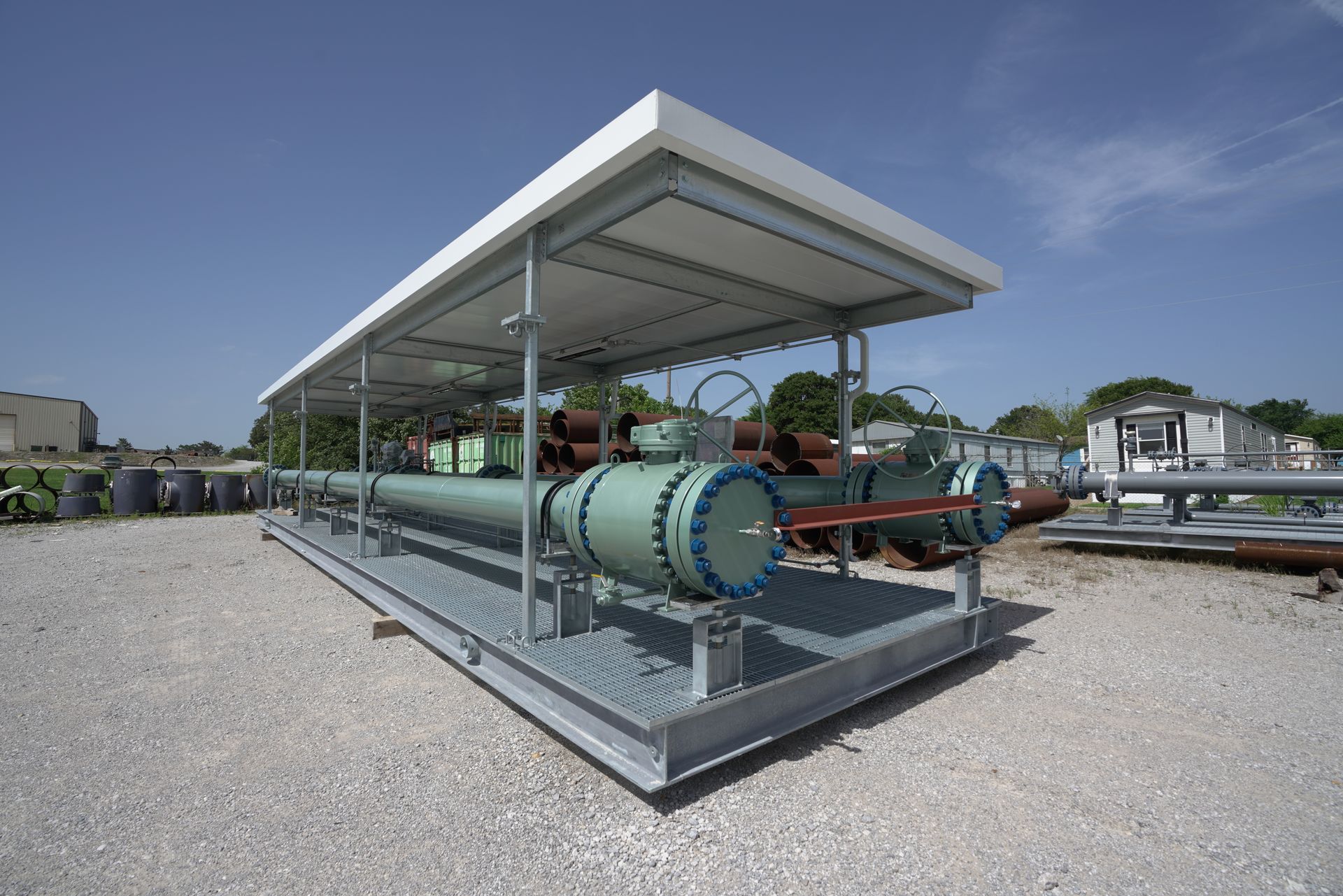 covered skid unit PEI