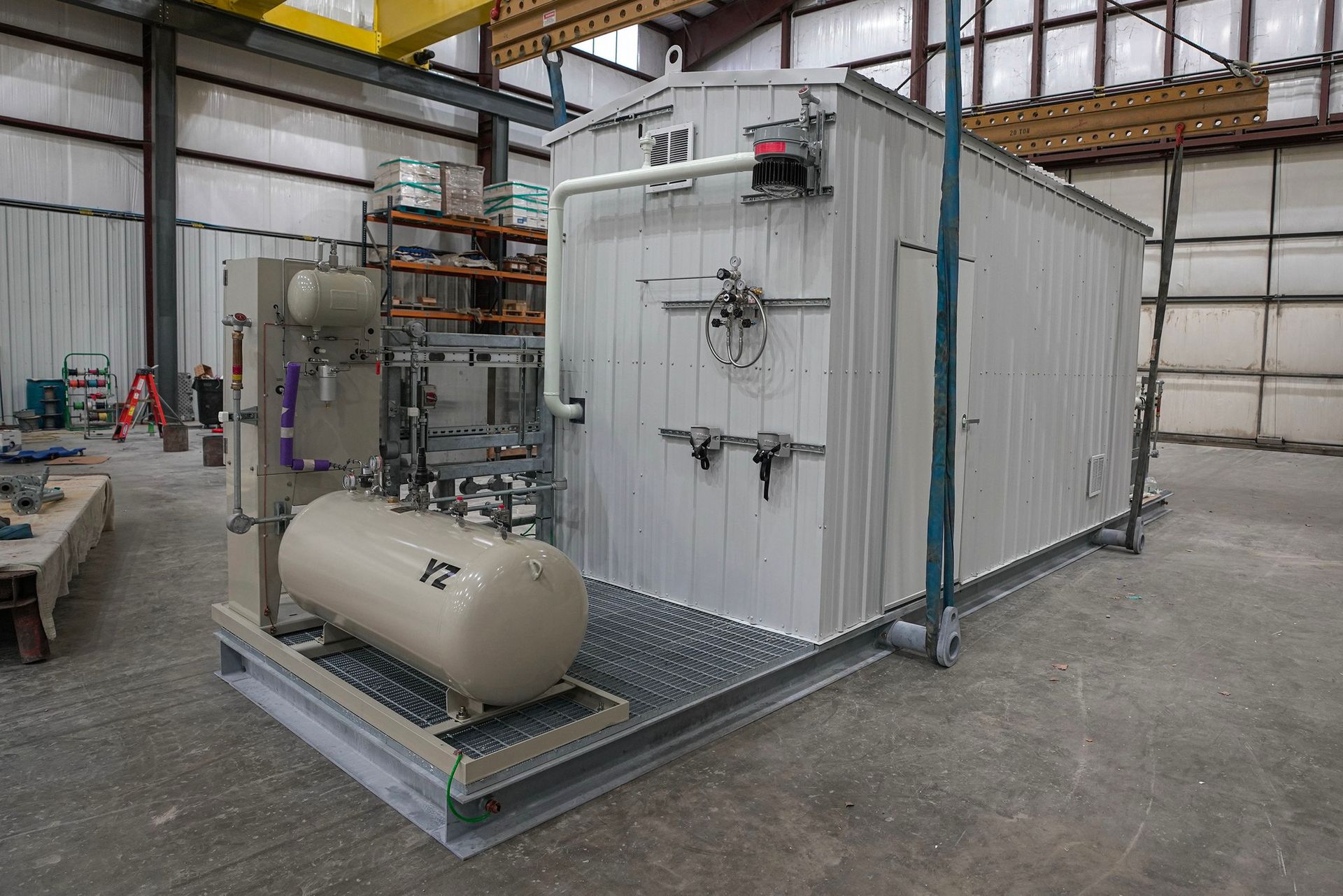 PEI custom designed RNG skid