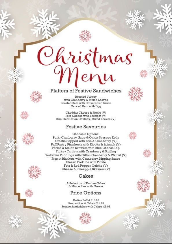 Christmas 2025 Buffet Delivery