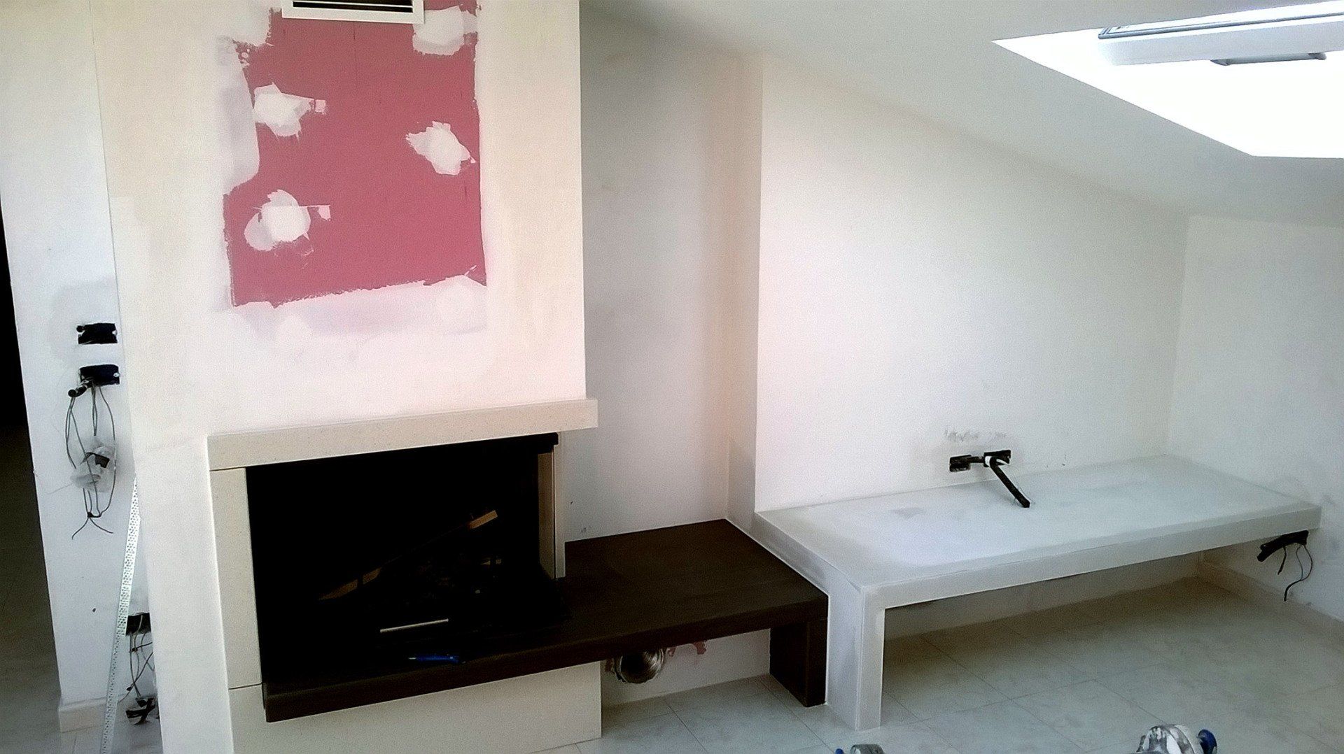 struttura per caminetto