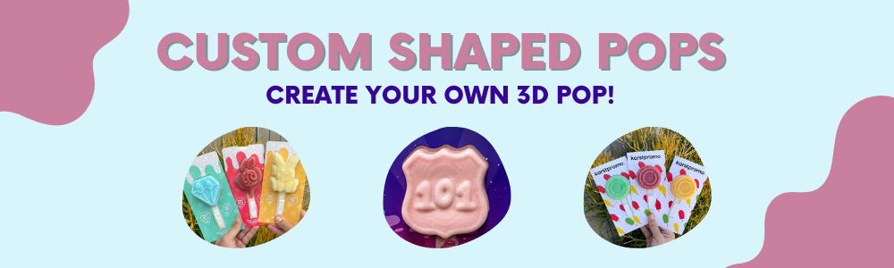 Custom shaped pops create your own 3d pop