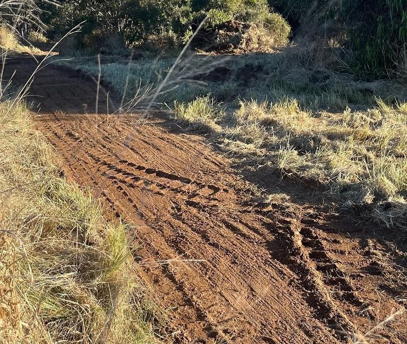 Dirt Trail Winding Through Grassy Terrain — Dudgeon’s Earthworks in Murgon, QLD