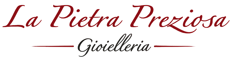 Logo reading “La Pietra Preziosa” in red script with “Gioielleria” below on a white background
