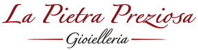 Logo reading “La Pietra Preziosa” in red script with “Gioielleria” below on a white background