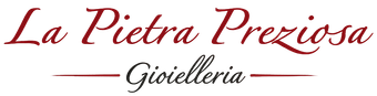 Logo reading “La Pietra Preziosa” in red script with “Gioielleria” below on a white background