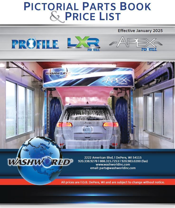 Cover of Washworld's 2025 Soft Touch Parts & Price List book