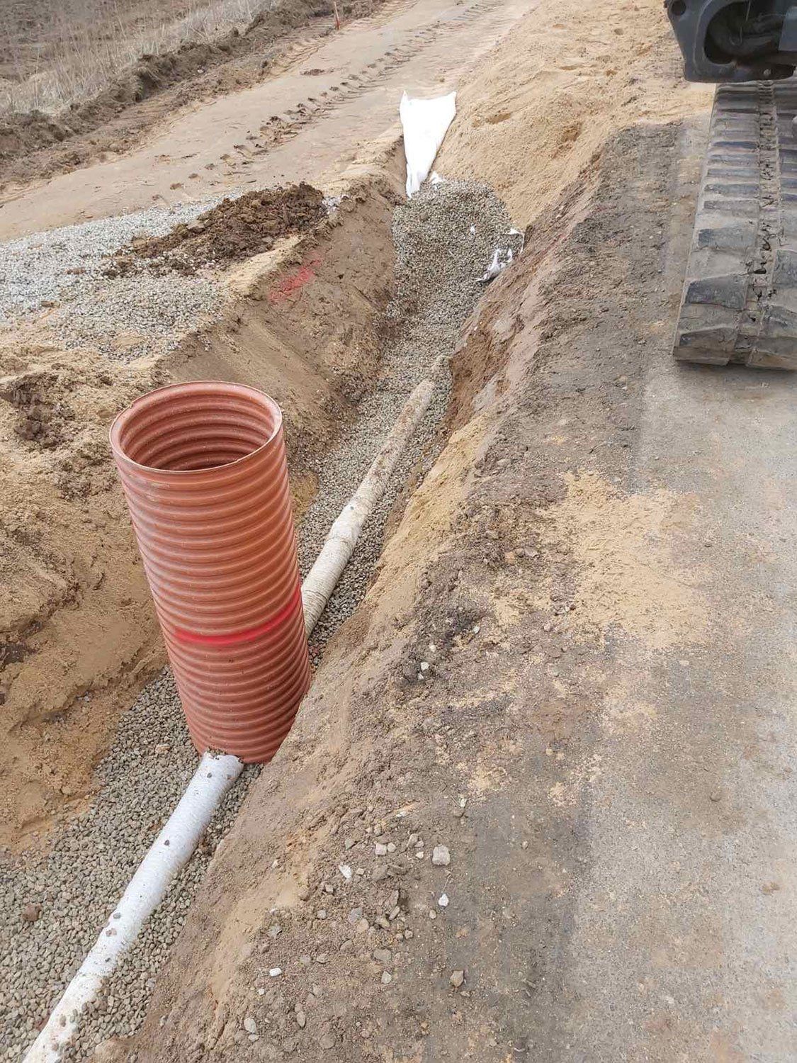 Drenažo ir lietaus sistemų montavimas