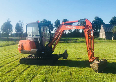 Mini ekskavatoriaus nuoma