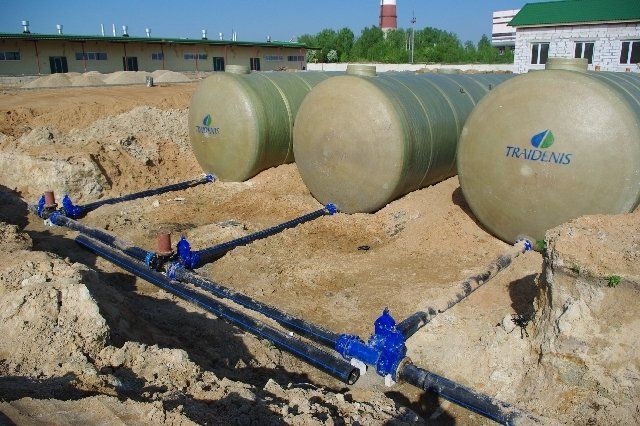 Talpos, rezervuarai nuotekoms