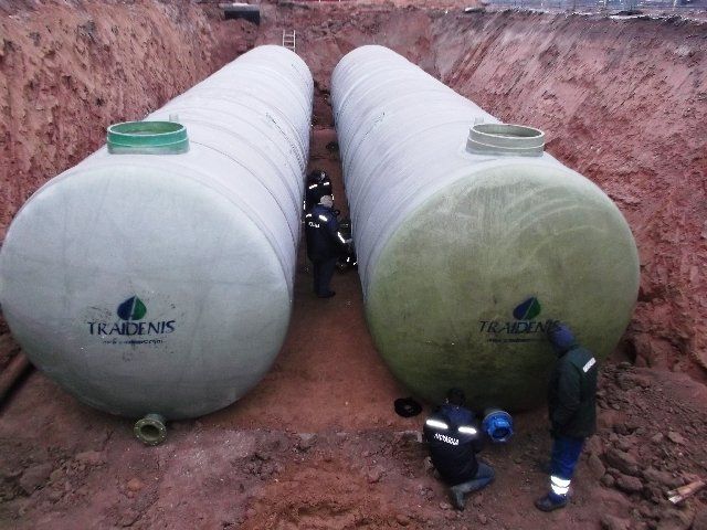 Talpos, rezervuarai nuotekoms