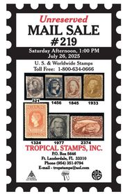 A poster for an unreserved mail sale #219
