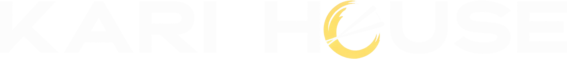 The logo text "KARI" followed by a stylized yellow circular arc, then "USE".