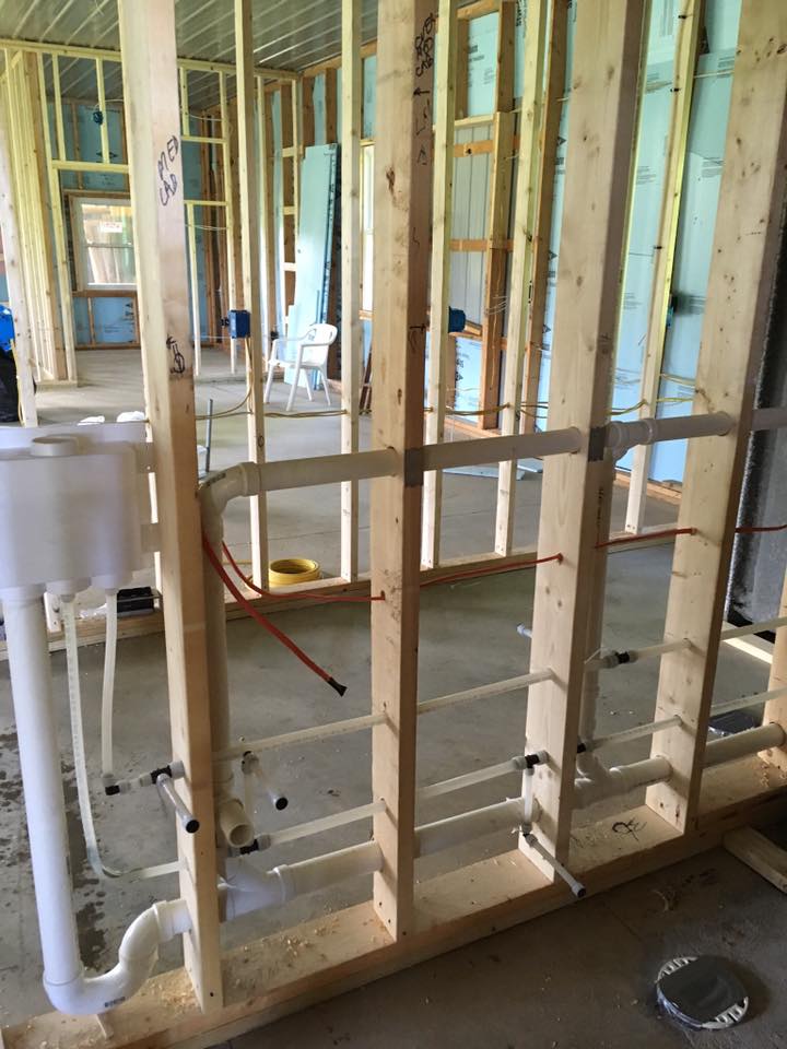 House Under Construction — Black River Falls, WI — Callahan & Son Plumbing & Septic