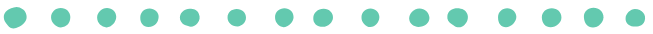 Row of twelve blurry, teal ovals on a white background.