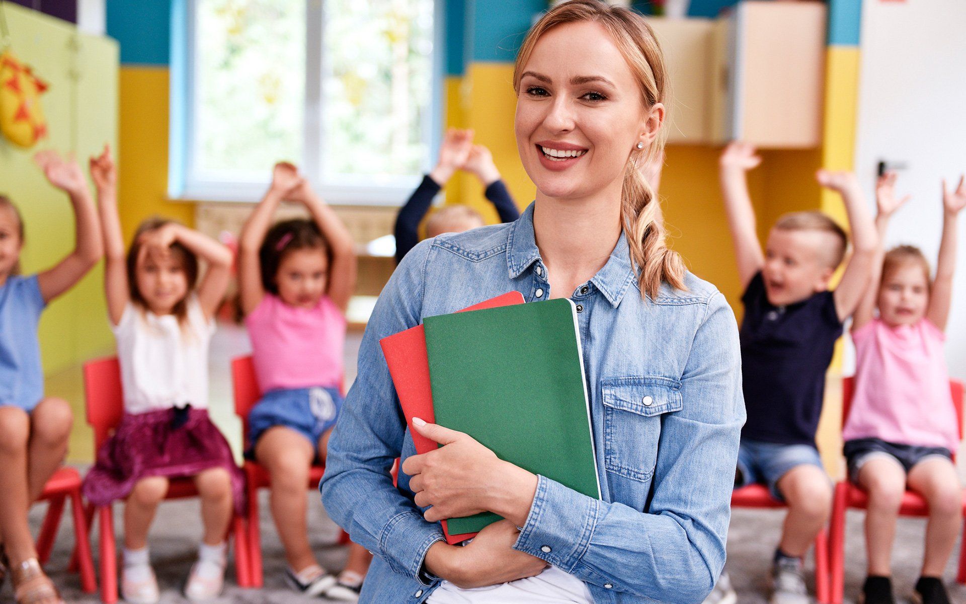 Smiling Teacher — Silverdale, WA — Central Valley Child Care Smiling Teacher — Silverdale, WA — Central Valley Child Care