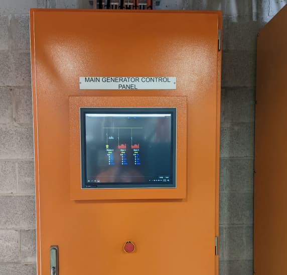 Main Generator Control Panel — API Engineering in Charmhaven, NSW