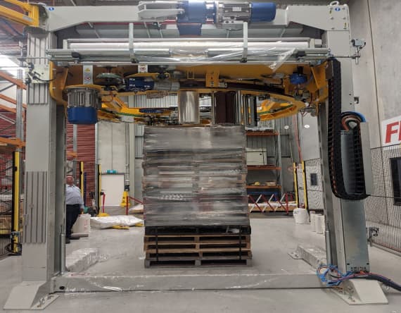 Machine Wrapping the Pallet — API Engineering in Charmhaven, NSW