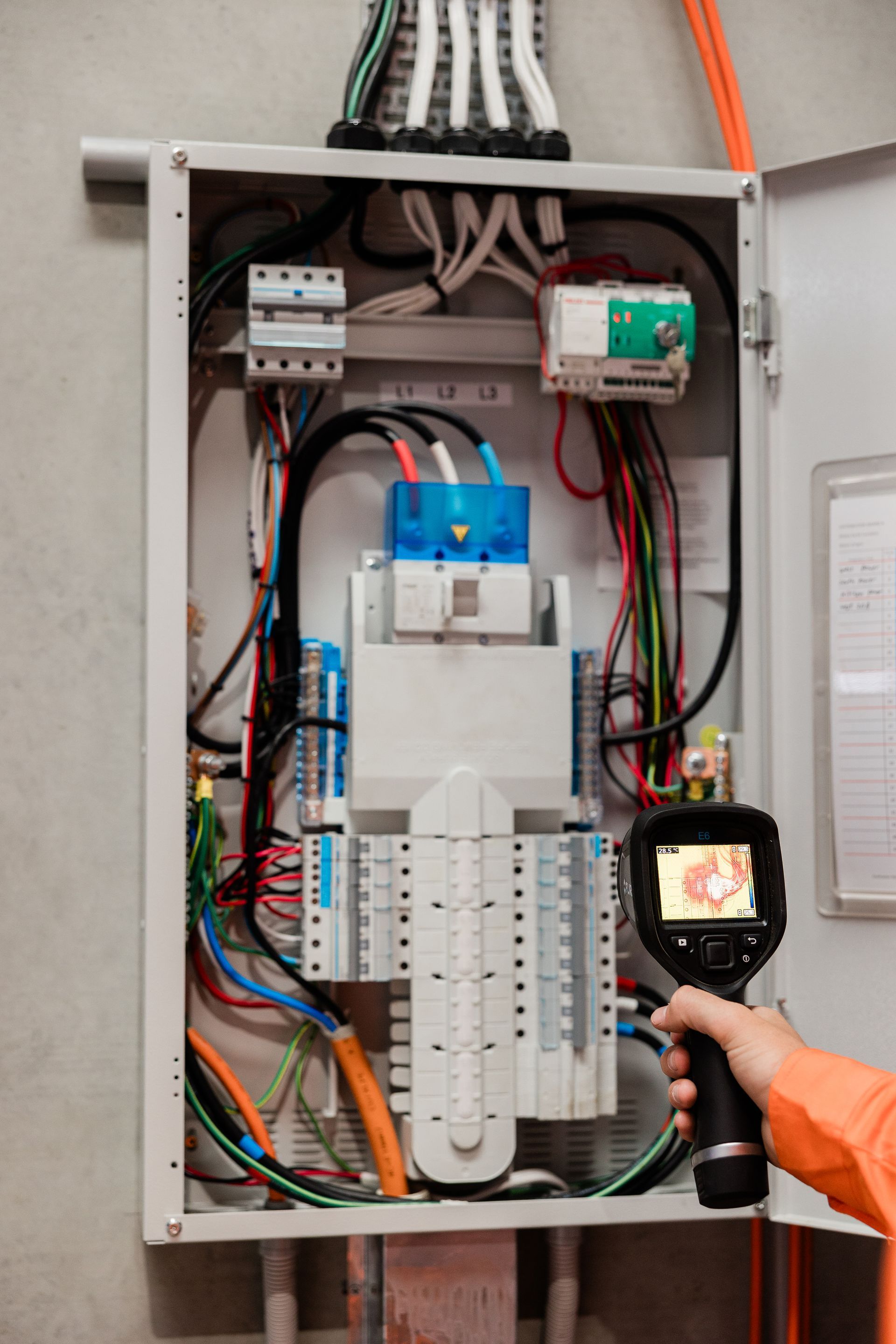 Man Checking the Solar Panel Frame — API Engineering in Charmhaven, NSW