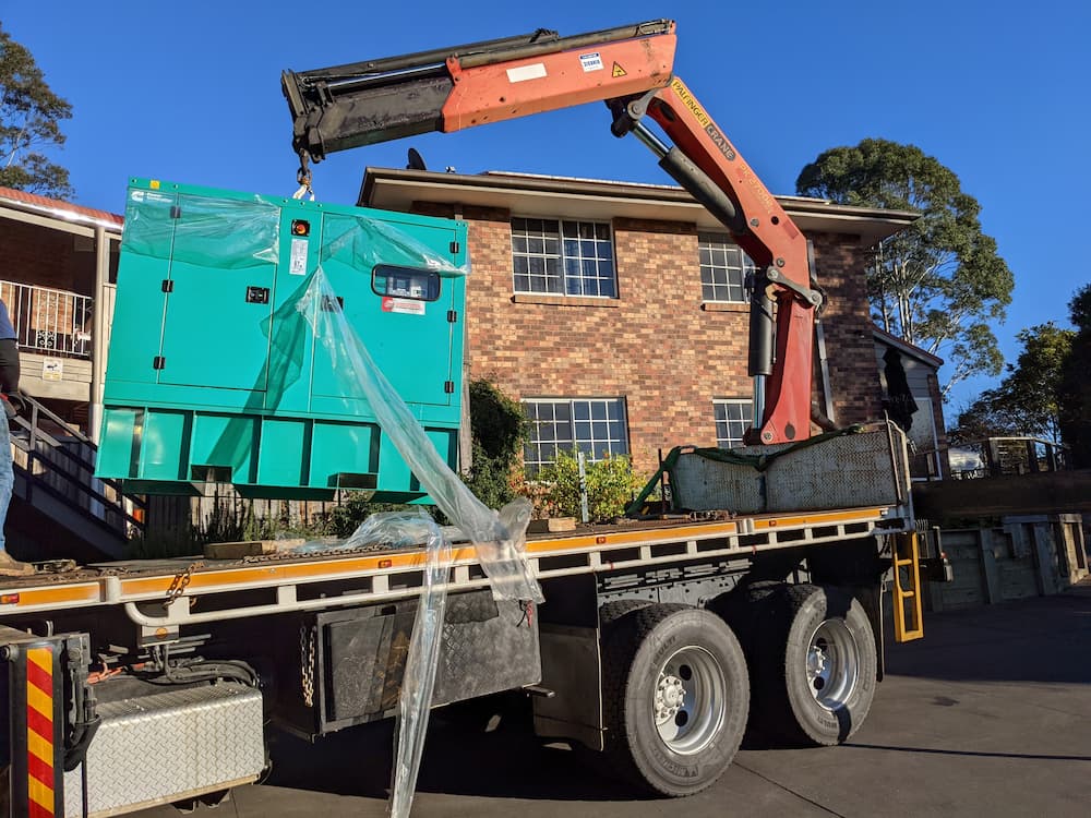 Generator Delivered at the Restaurant — API Engineering in Charmhaven, NSW