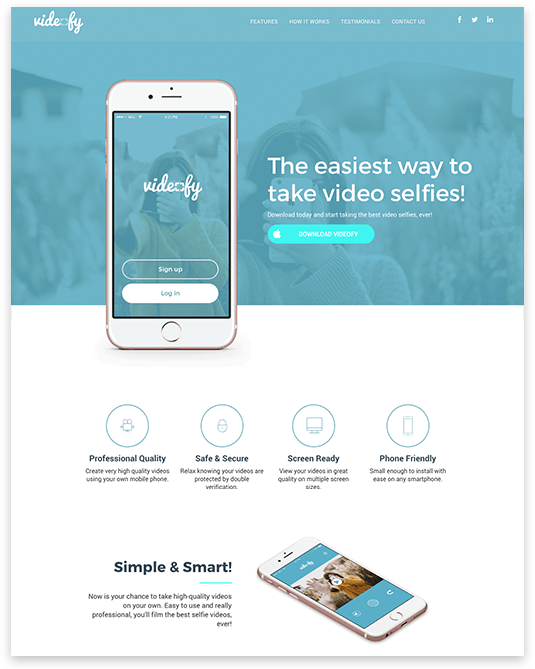 App Showcase Website Example Cryptobyte Studios