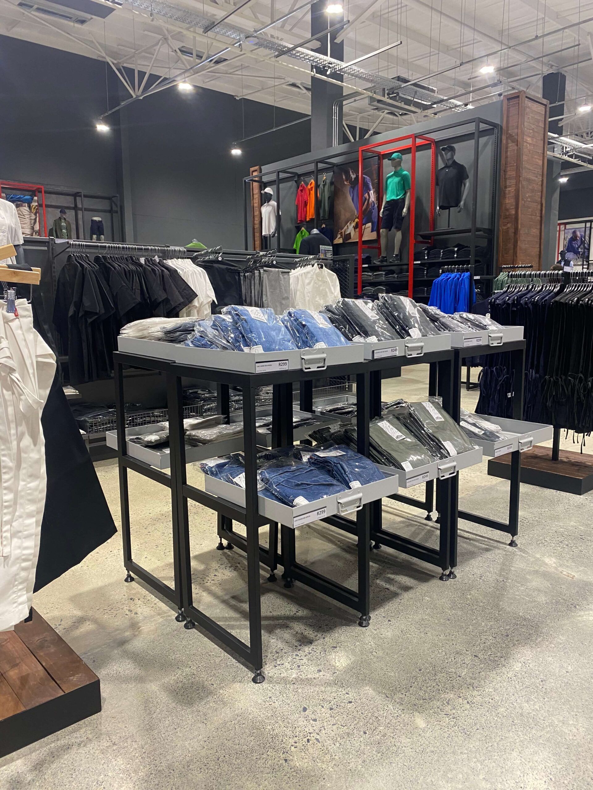 Clothing & Display Fixtures