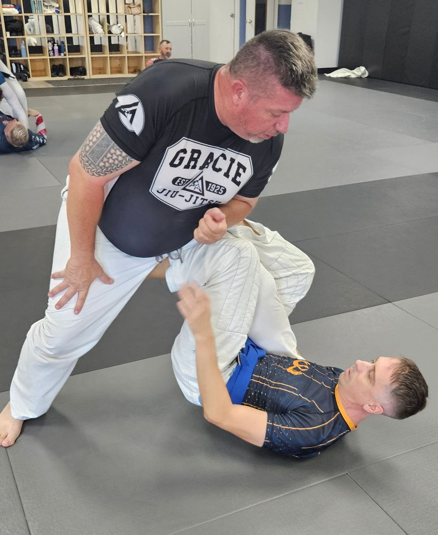 Students drilling Jiu-Jitsu technique at Centerline Jiu-Jitsu Chandler in Chandler, AZ.