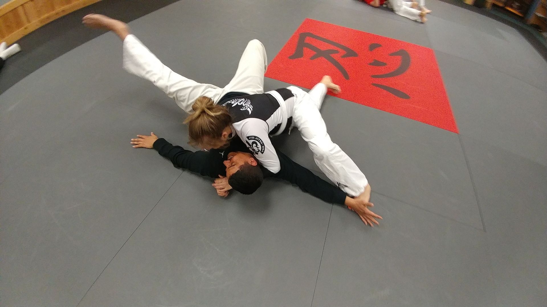 Students practice Jiu-Jitsu drills at Centerline Jiu-Jitsu Chandler in Chandler, AZ.
