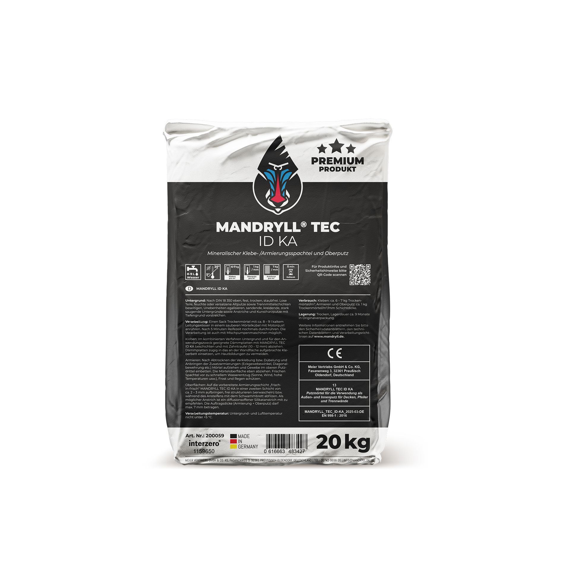 Kapilaraktiver Klebe- / Armierungsspachtel und filzbarer Oberputz