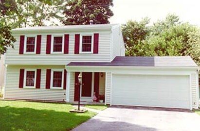 White And Red House — Roofing And Siding in Toledo, OH