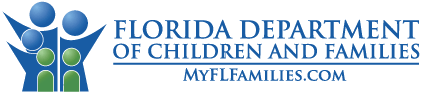 The logo for the florida department of children and families
