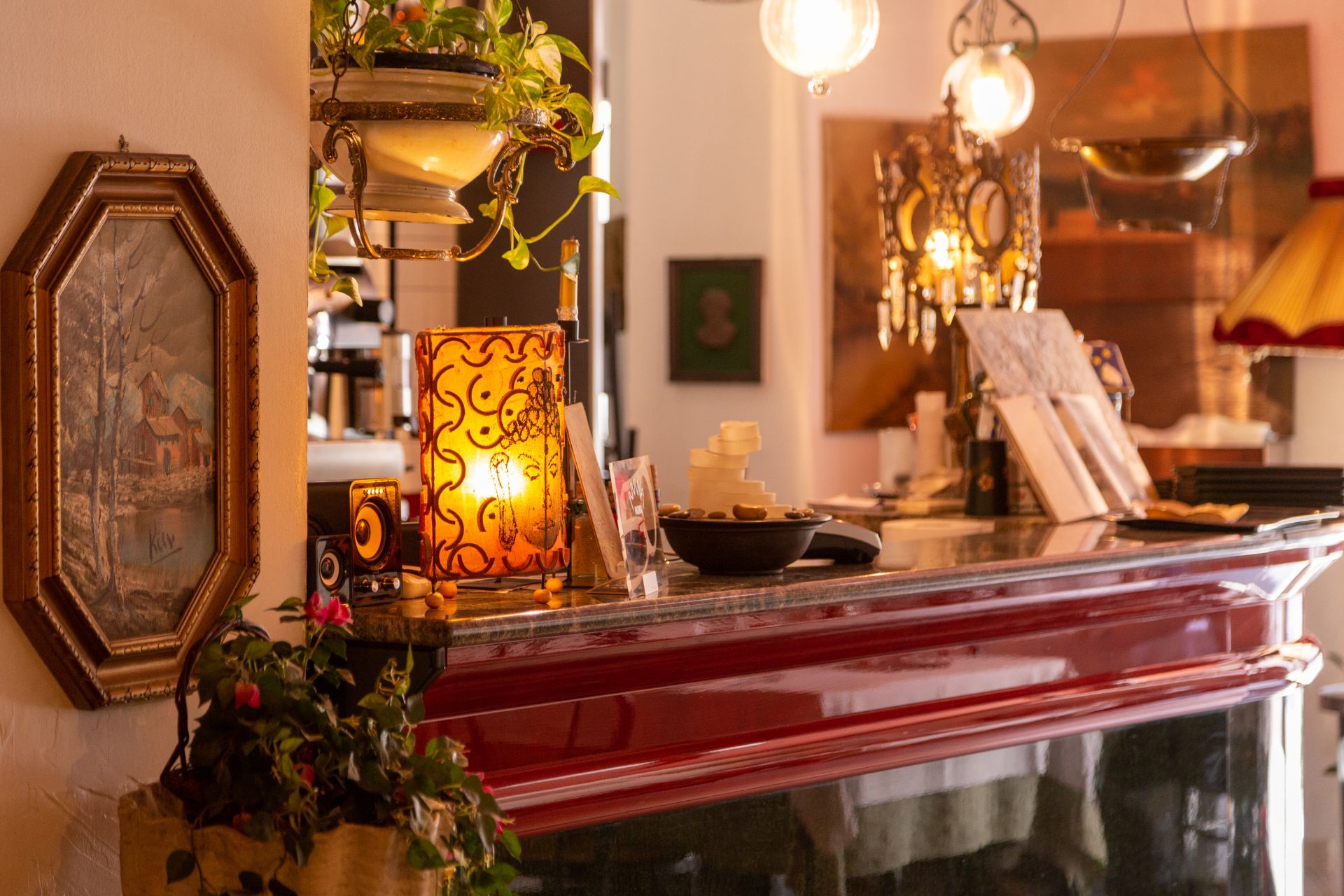 bancone di un ristorante