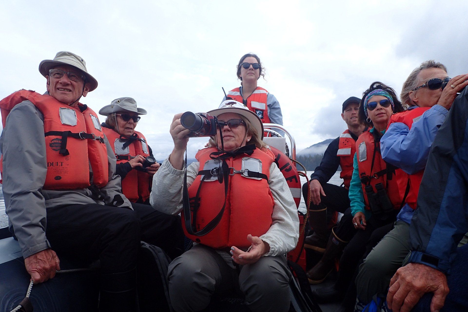 Alaska zodiac excursion