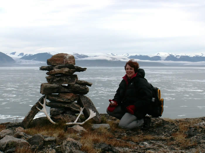 Inukshuk, Canadian Arctic, Baffin Island