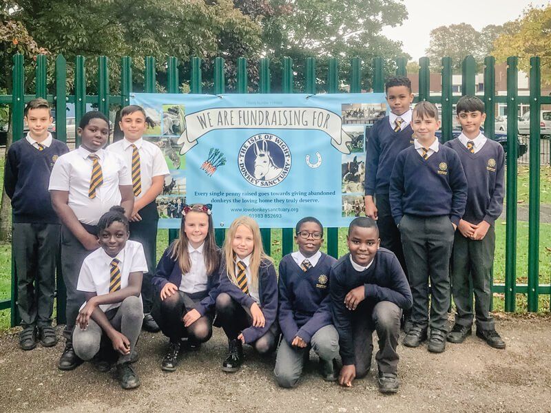 Schools can get involved with raising money for the Isle of Wight Donkey Sanctuary