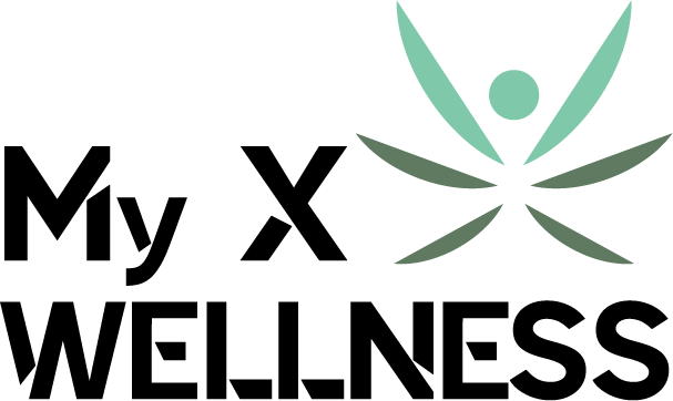 A logo for a company called my x wellness