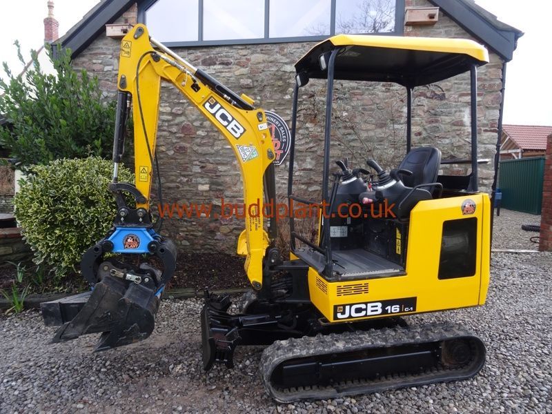 JCB 16C MINI DIGGER WITH SELECTOR GRAB